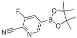 3-Fluoro-5-(4,4,5,5-tetramethyl-[1,3,2]dioxaborolan-2-yl)-pyridine-2-carbonitrile